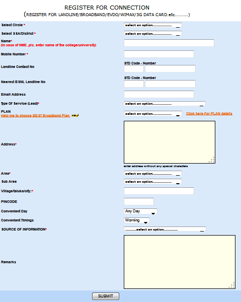 bsnl-udaan-site