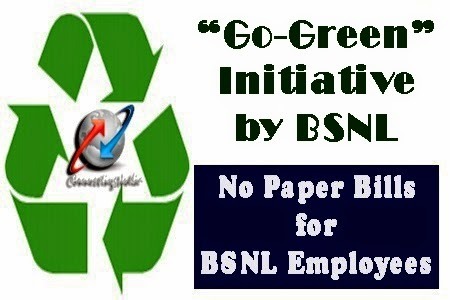 bsnl-go-green-e-bills-employees