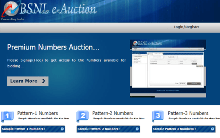 bsnl e auction portal