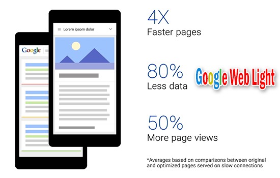 google-web-light-launched-in-India-mobile-internet-4-times-faster-less-data