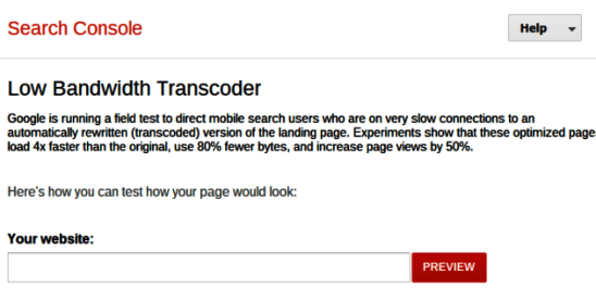 google-web-light-transcoder