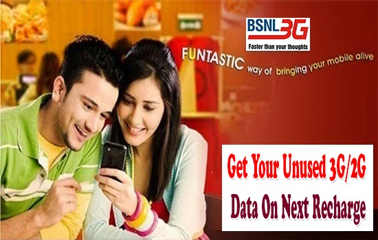 Accumulation of Unutilized Data usage in BSNL 3G/2G Prepaid Data STVs: Doubts & Clarifications