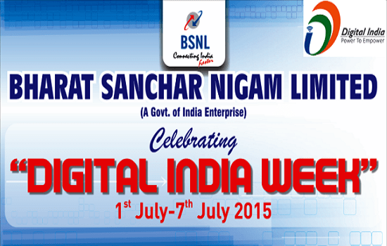 Digital India Week Celebrations: BSNL Kerala Circle to conduct Elocution Contest for School Children on 5th July 2015