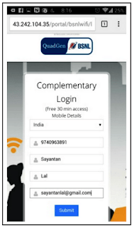 Steps to Access QFI-BSNL WiFi Services-5