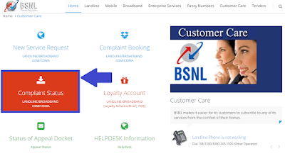 Do not wait for Customer Care Executives to answer your call, Register Your BSNL Mobile Complaints Anytime through Online Customer Care Portal-5
