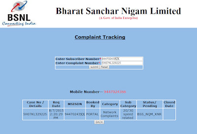 Do not wait for Customer Care Executives to answer your call, Register Your BSNL Mobile Complaints Anytime through Online Customer Care Portal-7