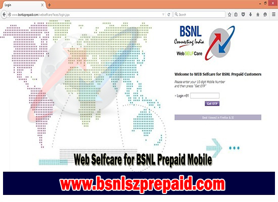 BSNL launches Web Selfcare Portal for South Zone GSM Prepaid Mobile Customers, Now activate STVs, get STV details etc Online