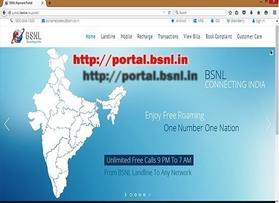 BSNL upgraded Online Payment Portal for better user experience || Create your account today for more added features