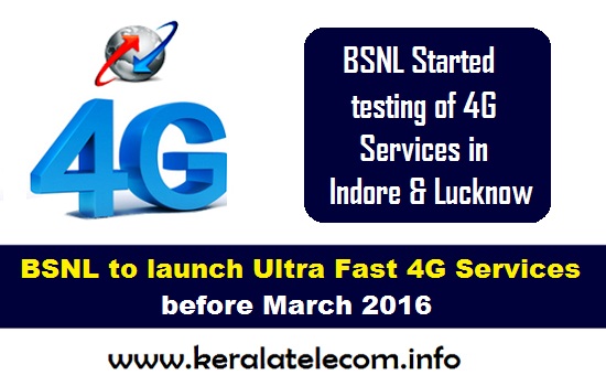 BSNL to launch Ultra Fast 4G Services in 14 telecom circles, started testing in Indore and Lucknow