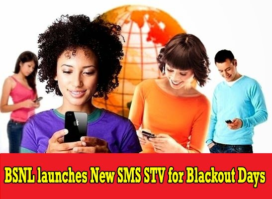 BSNL launches New SMS STV which will work on Blackout Days for all Prepaid Mobile Customers on PAN India basis