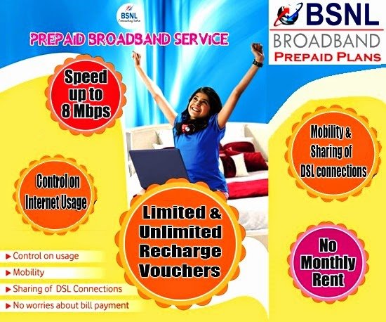 Revision in BSNL Prepaid Broadband Vouchers as the Service Tax Rate increased from 14% to 14.5% due to Swachh Baharat Cess