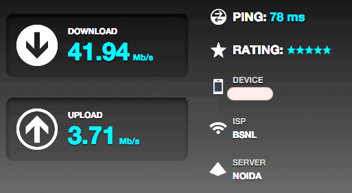 bsnl-4g-lte-speed-test-result