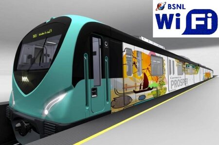 bsnl free wifi kochi metro train stations