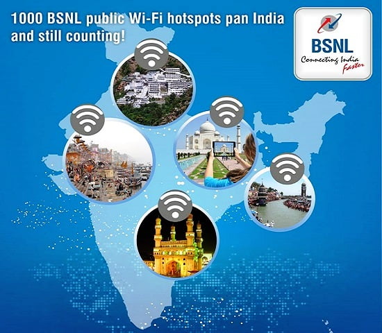 BSNL increases the validity of Prepaid WiFi plans up to 133% without any hike in charges from 6th April 2016 in all the circles