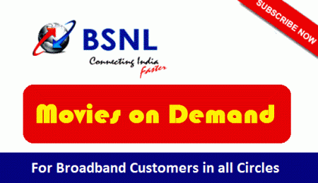 bsnl movies on demand service