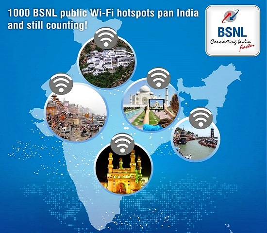 BSNL revises prepaid WiFi Hotspot plans by increasing validity up to 833% and introduces new WiFi plans from Rs 10/- on wards