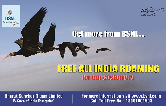 BSNL postpaid mobile customers are allowed to use their voice plan bundled free 3G/2G Data in Home LSA as well as in National Roaming