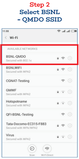 Frequently Asked Questions on BSNL Mobile Data Offload (MDO) Service and Steps to invoke WiFi Mobile Data Offloading (BSNL-QMDO) on BSNL Mobiles