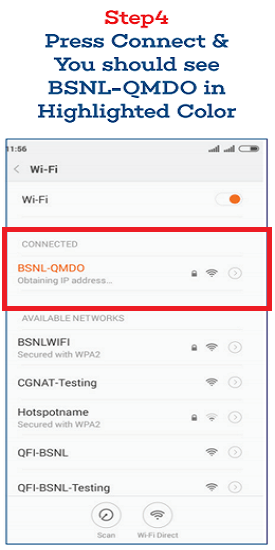 Frequently Asked Questions on BSNL Mobile Data Offload (MDO) Service and Steps to invoke WiFi Mobile Data Offloading (BSNL-QMDO) on BSNL Mobiles