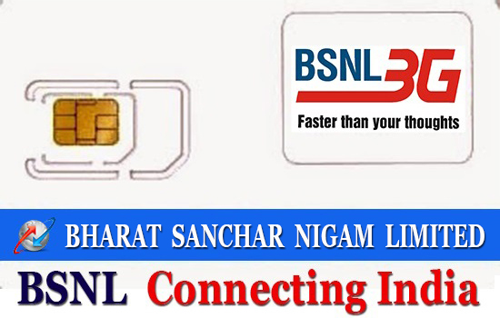 BSNL Nano SIM cards available @ Rs 30/- for new connections and replacement from 14th December 2016 on wards