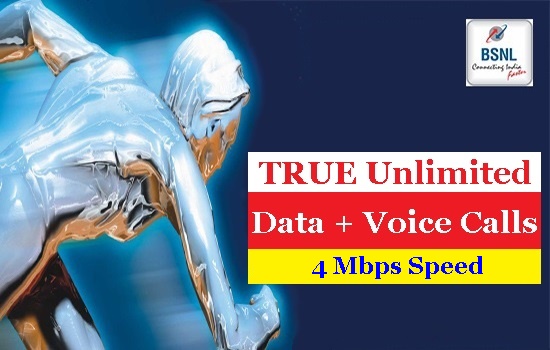 BSNL regularized 4Mbps Unlimited Broadband plan BBG Combo ULD 1599 with 24 Hrs Unlimited Free Calls to any Network in all the circles