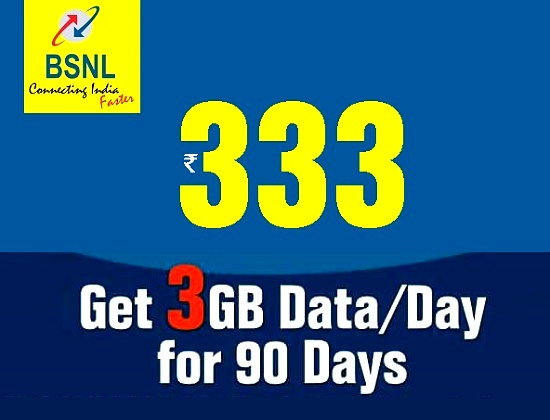 BSNL launches USSD activation of new Unlimited Voice & Data Offers 333, 339, 349 & 395