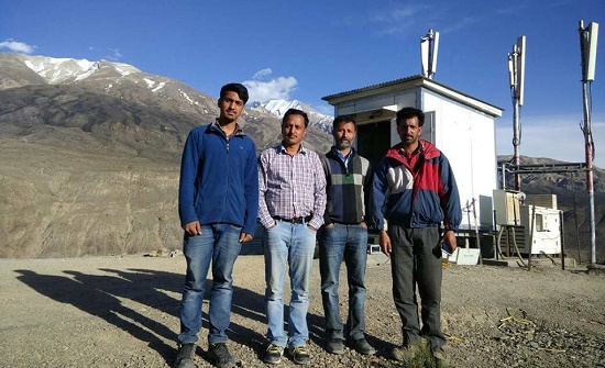 BSNL commissioned a new 3G mobile tower @ 11,500 feet on the Indo-China border to the Indian Army