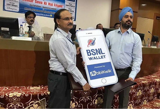 BSNL to launch exclusive mobile wallet to its customers in association with MobiKwik