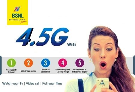 bsnl 4.5g wifi hotspot services