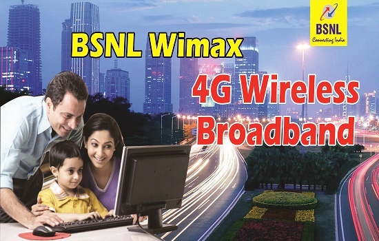BSNL slashes monthly rental of unlimited WiMax broadband plan from ₹750 to ₹549 from 1st November 2017