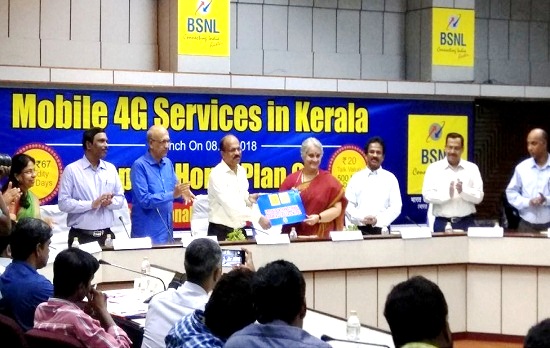 BSNL 4G Mobile services rolled out in Kerala, Launched prepaid international roaming in USA & Nepal
