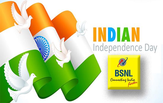 BSNL Independence Day Offers 2018 : Launches Freedom Offer STV 9 & STV 29 with unlimited calls, unlimited data 2GB/Day bundled with free caller tunes