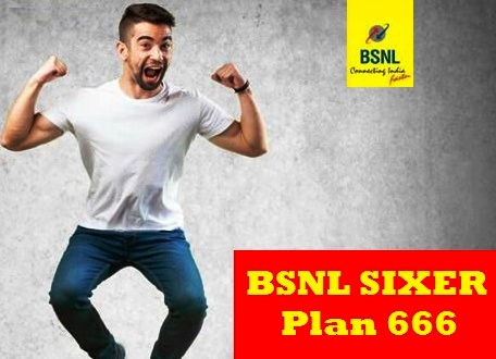 BSNL doubled data freebies of BSNL Sixer Plan (Plan Voucher ₹666) to 2GB/Day on PAN India basis