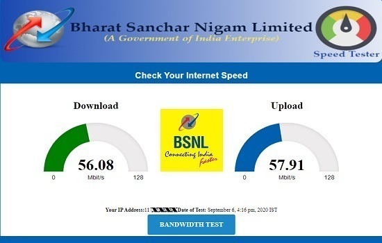 BSNL launched new Speed Test portal to check your Broadband and FTTH  internet speed / bandwidth