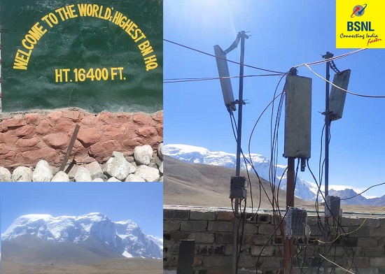 BSNL commissioned highest altitude mobile tower at Bankar, Sikkim for Indian Army || BSNL Services made mandatory to all State Governments