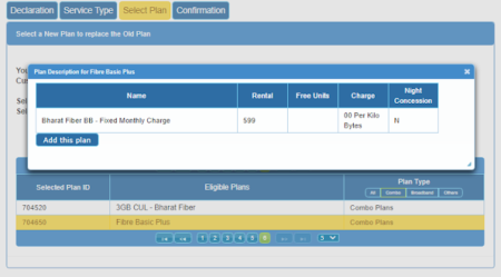 bsnl fiber basic plus 599 plan