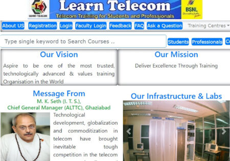 bsnl learn telecom portal telecom training