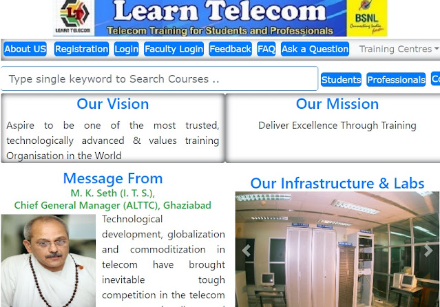 BSNL launches 'Learn Telecom' online web portal to provide Telecom Training programs to Students, Professionals and BSNL Employees all over India