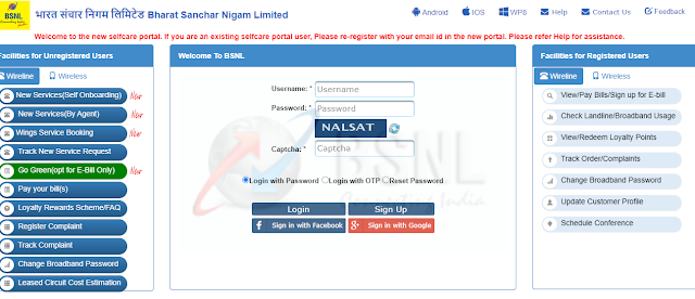 Download BSNL bill payment receipt online for Landline, Broadband and Bharat Fiber (FTTH) customers