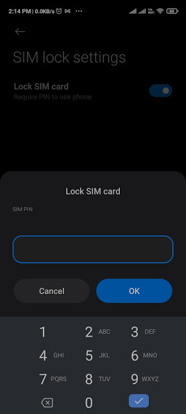 Activate SIM PIN lock to protect your SIM card from unauthorized use; How to get PUK Code to unblock your SIM card?
