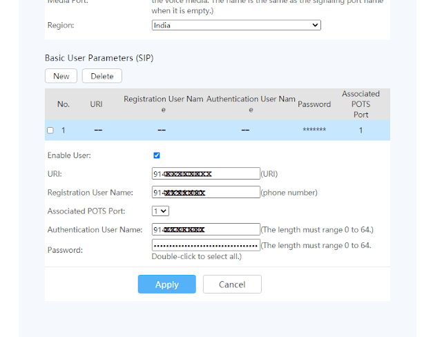 How to configure BSNL FTTH Voice on Soft SIP Client on Mobile / Laptop? Enable WiFi calling facility for BSNL FTTH Voice