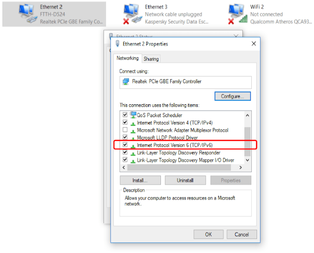 BSNL implemented IPv6 in Bharat Fiber (FTTH) Broadband network; How to configure IPv6  in your FTTH ONT?